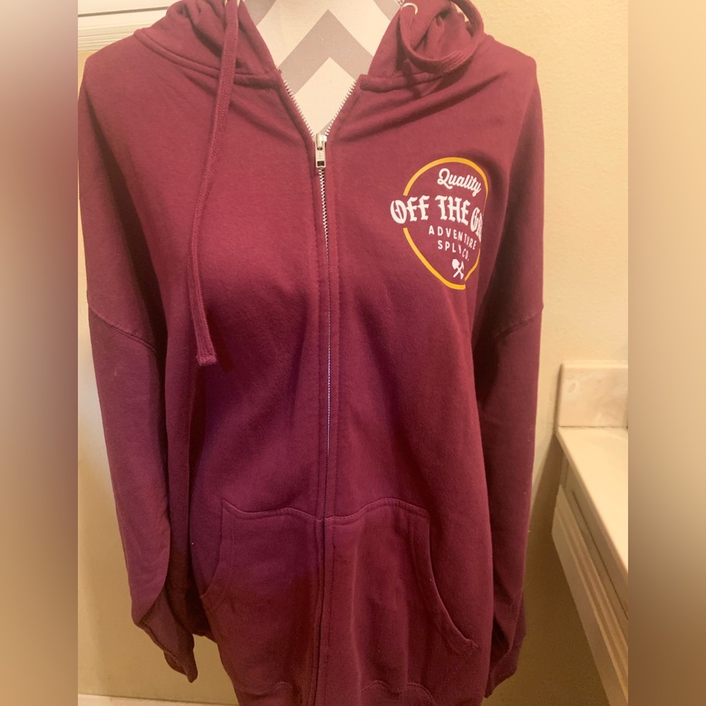 Men’s OFF THE GRID a zip up hoodie xxl
